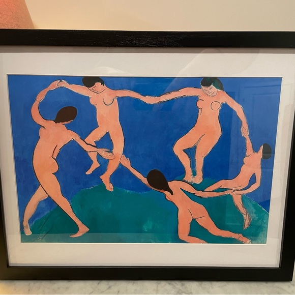 Henri Matisse La Danse I The Dance 15x12 Modern Art Black Framed Print Wall Art - Picture 2 of 3
